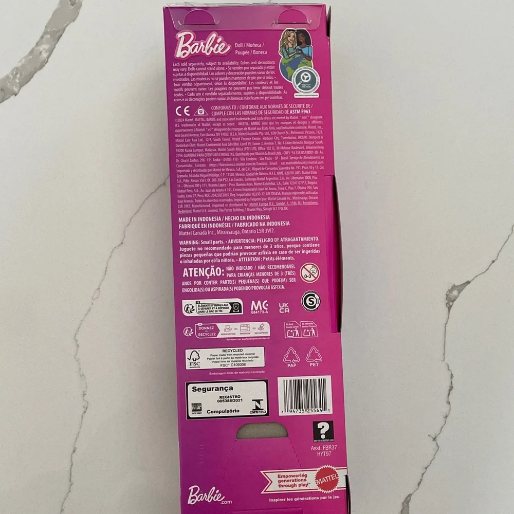 Barbie type 1 diabetes in Blue and White Polka Dot Dress - Picture 5 of 5